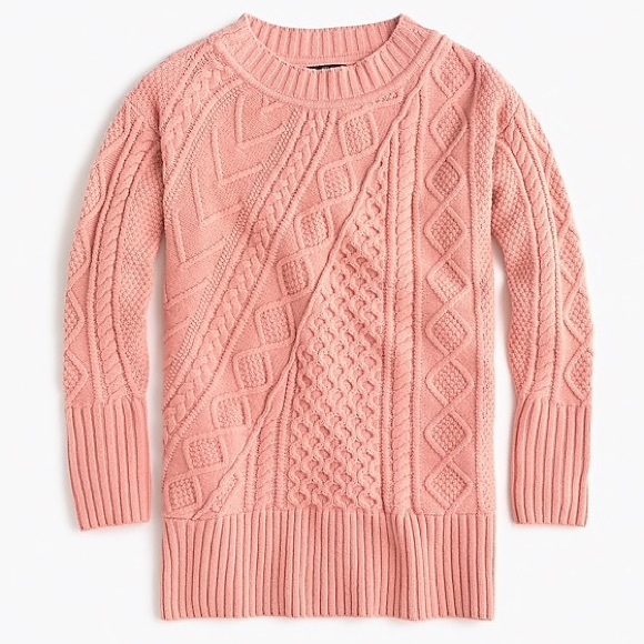 J. Crew Sweaters - NWT J. Crew Cable Knit Tunic Sweater